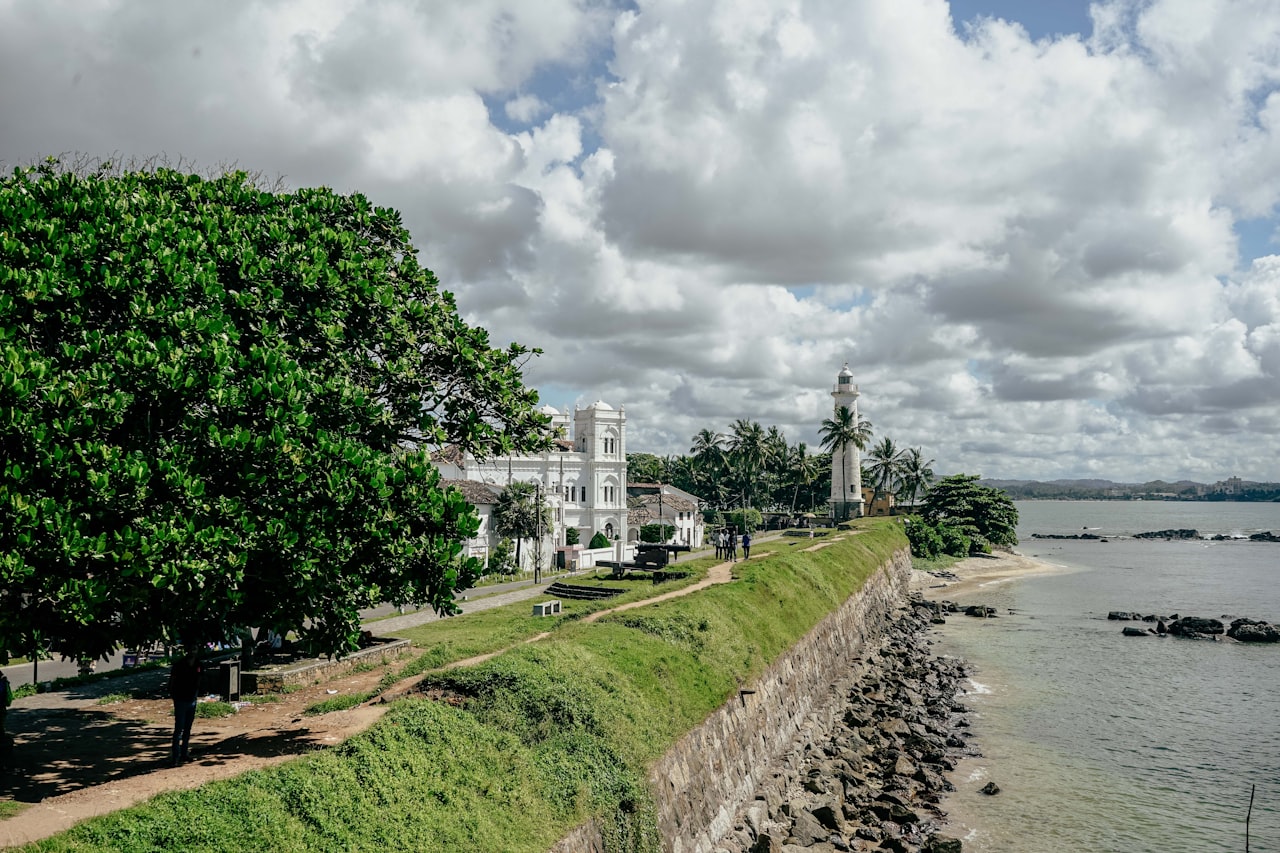 Galle Fort Lighthouse and ramparts