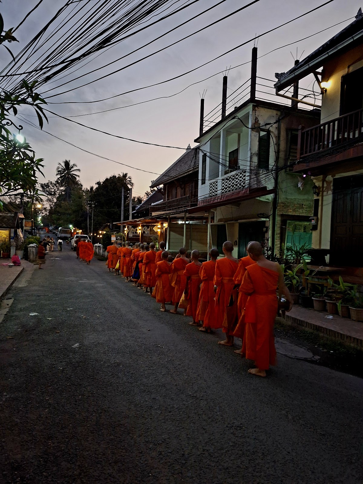 Alms Giving Ceremony (Tak Bat)