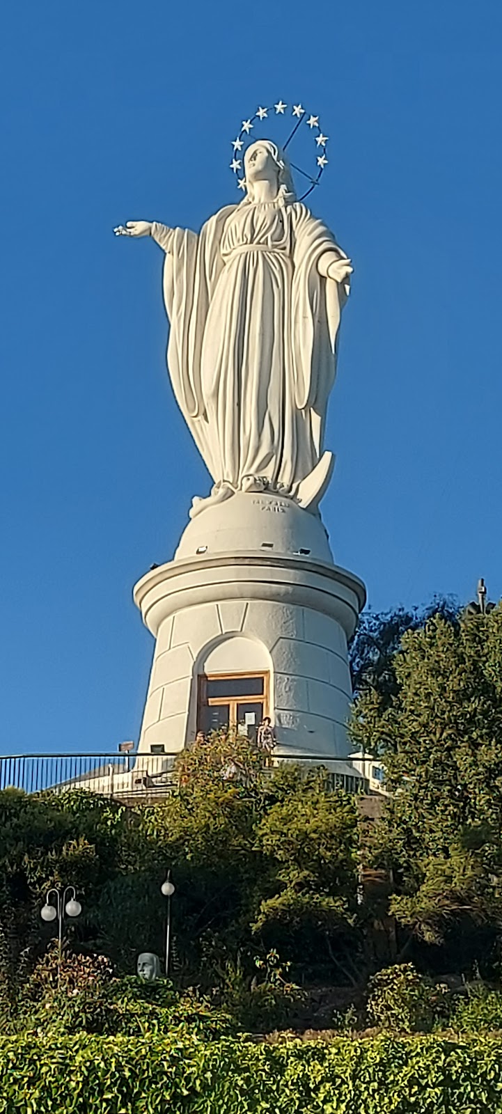 Cerro San Cristobal Virgin statue